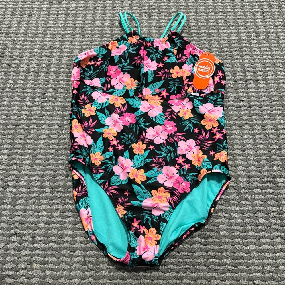 Girls Wonder Nation Swim Suit sz 18 XL